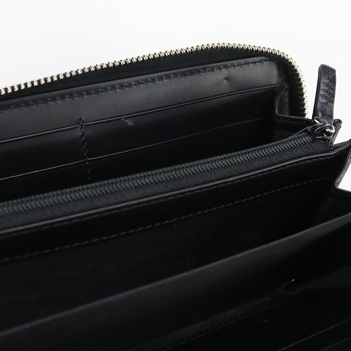 GUCCI 473928 Zip around wallet Dorian PurseZip Around leather Black mens