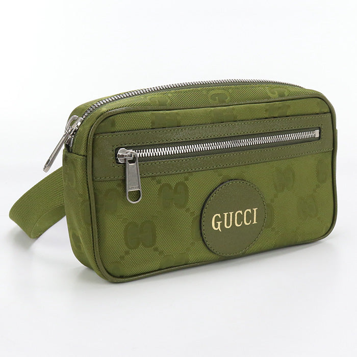 GUCCI GU89728 Belt bag Off the grid body bag Nylon green mens
