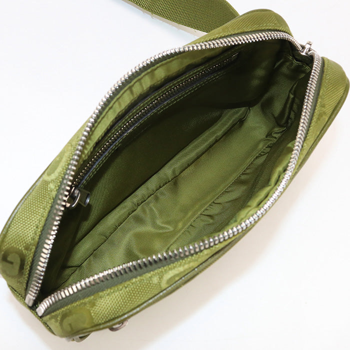 GUCCI GU89728 Belt bag Off the grid body bag Nylon green mens