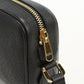 GUCCI 517350 Shoulder Bag Offidia Sherry Line Pochette leather black Women