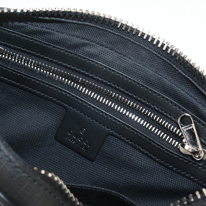 GUCCI GU89970 Belt bag GG Supreme body bag GG Supreme Canvas black mens
