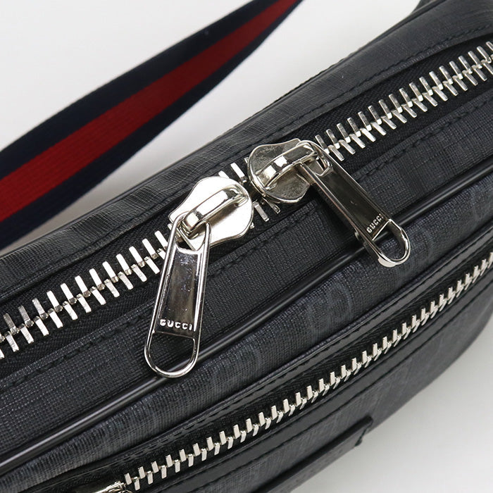 GUCCI GU89970 Belt bag GG Supreme body bag GG Supreme Canvas black mens