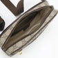 GUCCI 574796 Ofidia body bag GG Supreme Canvas black mens