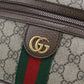 GUCCI 574796 Ofidia body bag GG Supreme Canvas black mens