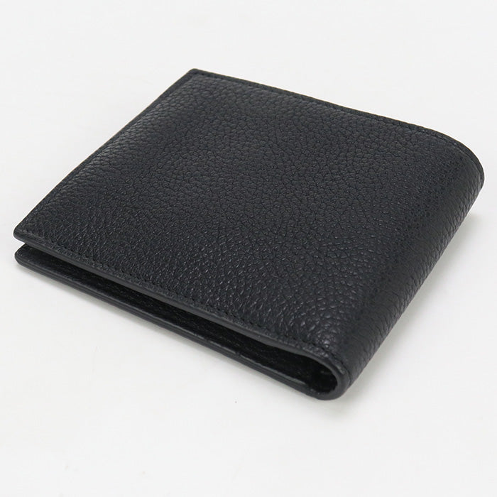 GUCCI GU90348 Bifold Wallet Vintage logo print Folded wallet leather black mens