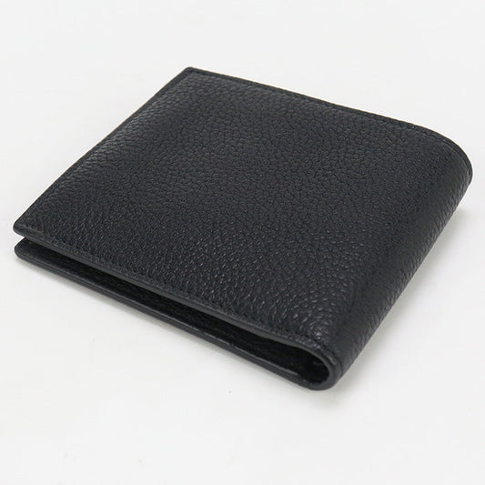 GUCCI GU90348 Bifold Wallet Vintage logo print Folded wallet leather black mens