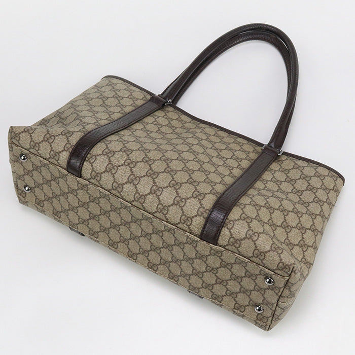 GUCCI GU90419 GG Supreme Tote  Canvas Bag beige Women