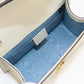 GUCCI GU90528 2WAY handbag Silvi Shoulder Bag leather white gold Women