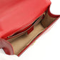 GUCCI 421882 Silvi Shoulder Bag leather red Women