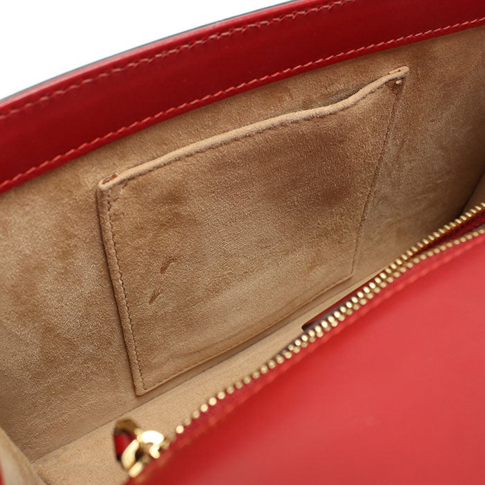 GUCCI 421882 Silvi Shoulder Bag leather red Women