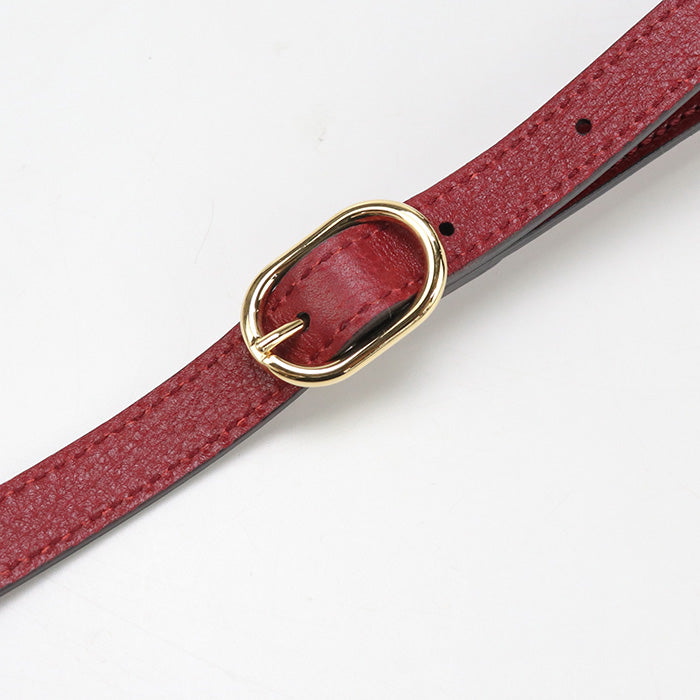 GUCCI 647801 Doraemon Micro GG Diagonal Shoulder Bag PVC/leather brown Women