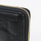 GUCCI 723784 Zip around wallet GG matelasse PurseZip Around leather black Women