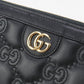 GUCCI 723784 Zip around wallet GG matelasse PurseZip Around leather black Women