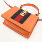 GUCCI 470270 2WAY Silvi Handbag leather orange Women