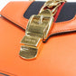 GUCCI 470270 2WAY Silvi Handbag leather orange Women