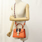 GUCCI 470270 2WAY Silvi Handbag leather orange Women