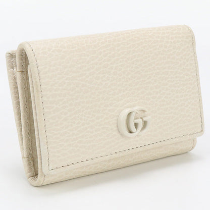 GUCCI 644407 tri-fold wallet GG Marmont Compact wallet leather ivory Women