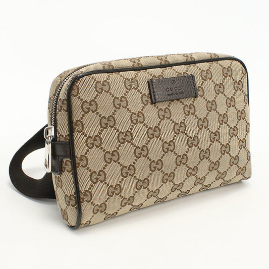 GUCCI 449174 body bag Belt bag GG canvas beige mens(unisex)