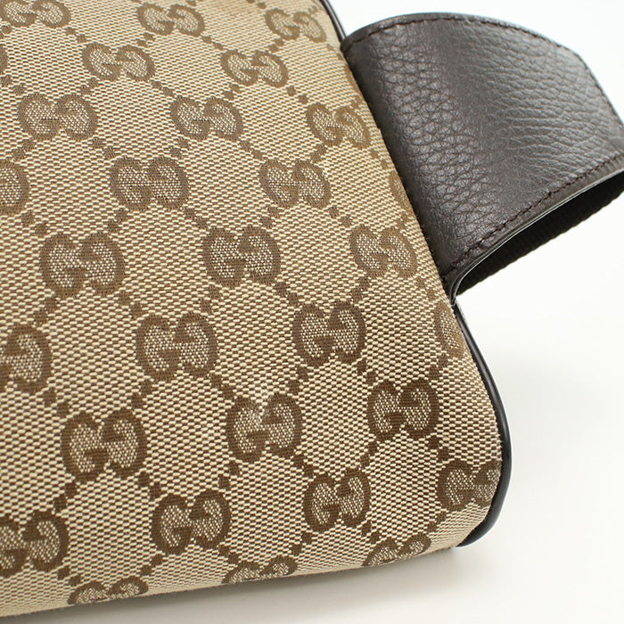 GUCCI 449174 body bag Belt bag GG canvas beige mens(unisex)