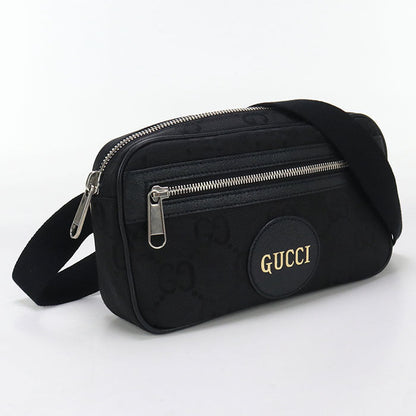 GUCCI 631341 Belt bag Off the grid body bag Nylon black mens