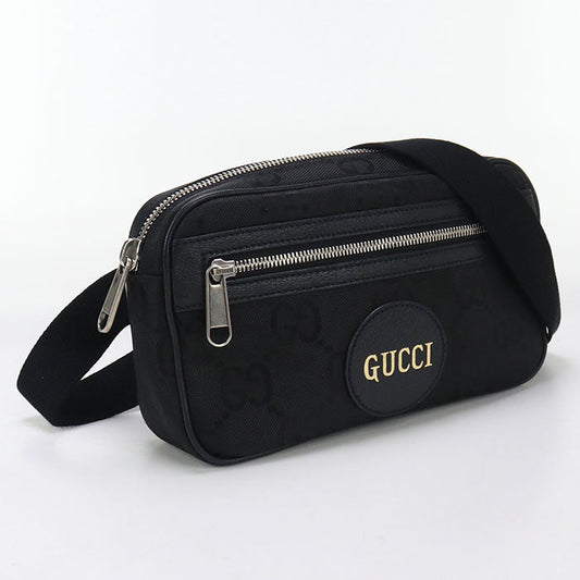 GUCCI 631341 Belt bag Off the grid body bag Nylon black mens