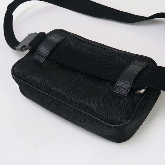 GUCCI 631341 Belt bag Off the grid body bag Nylon black mens