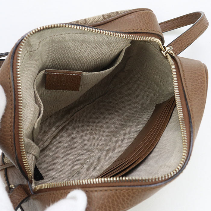 GUCCI 449413KY9LG8610 Shoulder Bag Mini Shoulder Bag GG canvas,leather beige Women