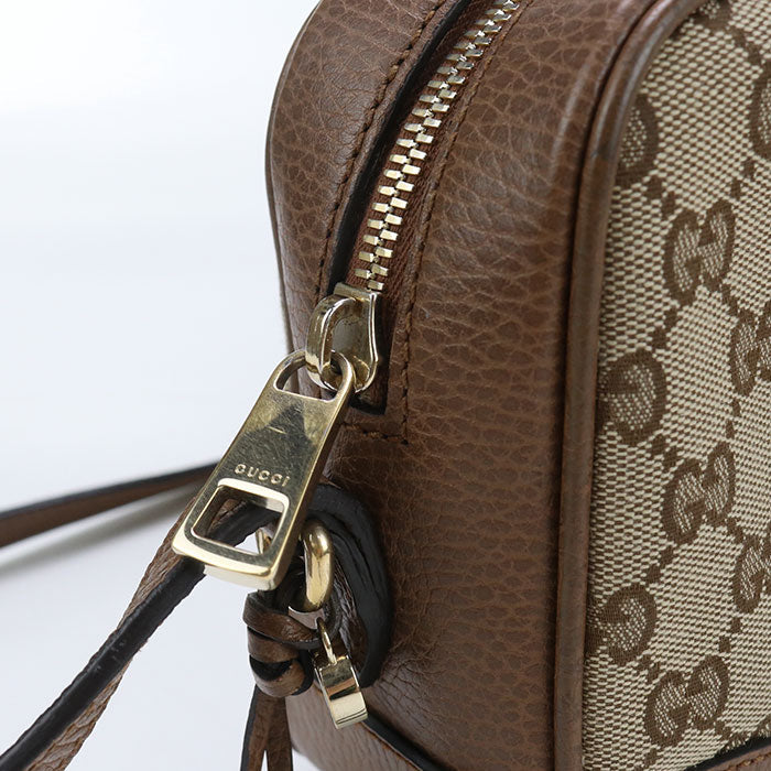 GUCCI 449413KY9LG8610 Shoulder Bag Mini Shoulder Bag GG canvas,leather beige Women