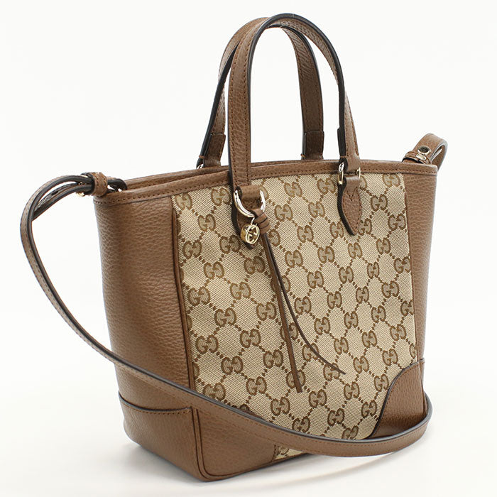 GUCCI 449241 Handbag GG canvas 2WAYTote Bag GG canvas beige Women