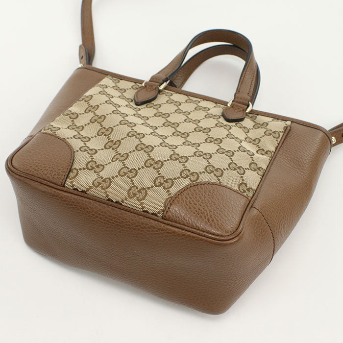 GUCCI 449241 Handbag GG canvas 2WAYTote Bag GG canvas beige Women