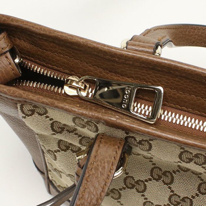 GUCCI 449241 Handbag GG canvas 2WAYTote Bag GG canvas beige Women