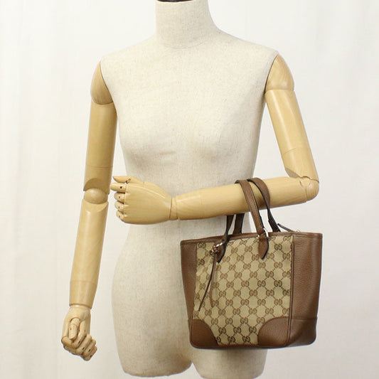GUCCI 449241 Handbag GG canvas 2WAYTote Bag GG canvas beige Women