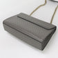 GUCCI 449636 Micro Guccisima Chain bag Shoulder Bag leather gray Women