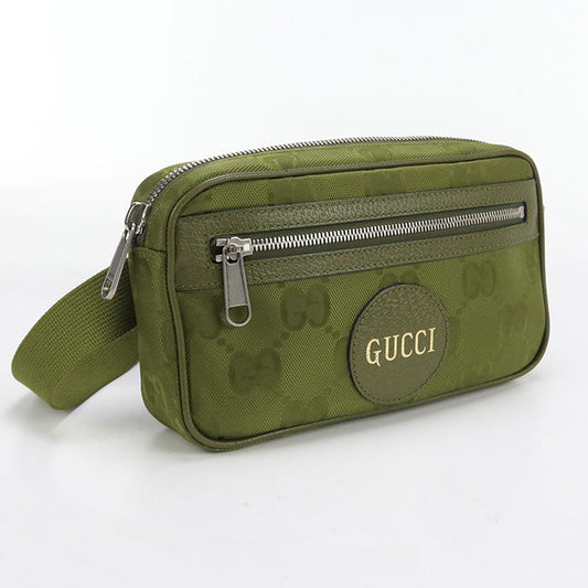 GUCCI 631341 Belt bag Off the grid body bag Nylon/Belt bag green mens