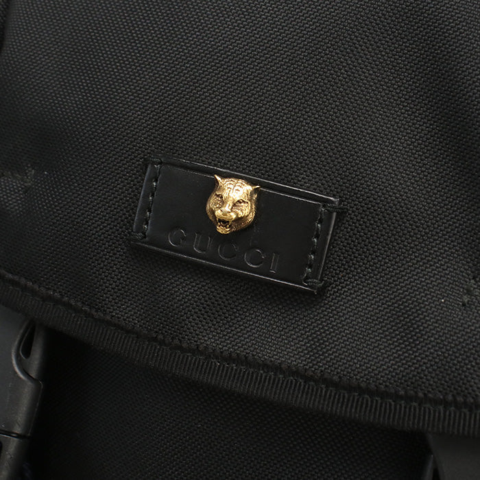 GUCCI 429037 Bag pack Taiga head Backpack canvas Black mens