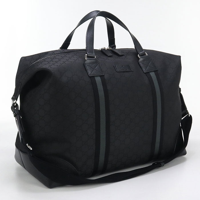 GUCCI 449180 2WAY Boston bag GG nylon Boston bag Nylon black unisex