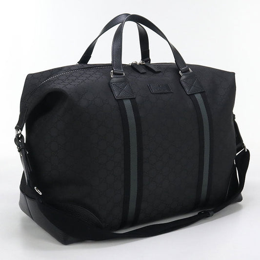 GUCCI 449180 2WAY Boston bag GG nylon Boston bag Nylon black unisex