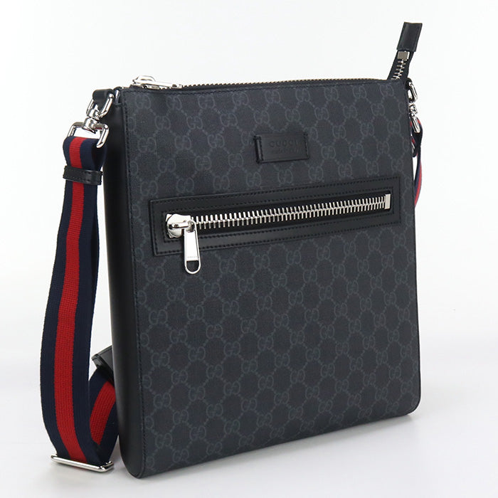 GUCCI 474137 K5RLN 1095 Shoulder Bag Messenger bag GG Supreme black mens
