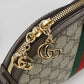 GUCCI 499621 Shoulder Bag Ofidia Small Shoulder Bag GG Supreme,leather beige Women