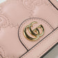 GUCCI 723786 Card Case wallet GG matelasse Folded wallet leather pink Women
