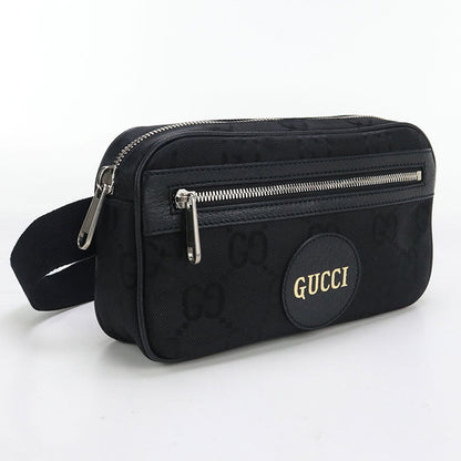 GUCCI 631341 Belt bag Off the grid body bag Nylon black mens