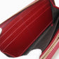 GUCCI 621889 Long wallet Gucci Horsebit 1955 Zipper wallet leather Red Women