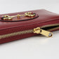 GUCCI 621889 Long wallet Gucci Horsebit 1955 Zipper wallet leather Red Women