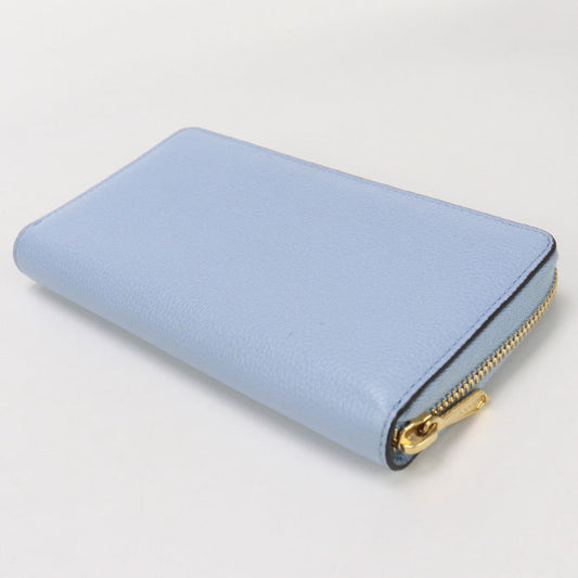 GUCCI 570661 Zip around wallet Zumi PurseZip Around leather blue Women