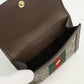 GUCCI 523173 Bifold Wallet Ofidia Folded wallet GG Supreme beige Women