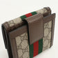 GUCCI 523173 Bifold Wallet Ofidia Folded wallet GG Supreme beige Women