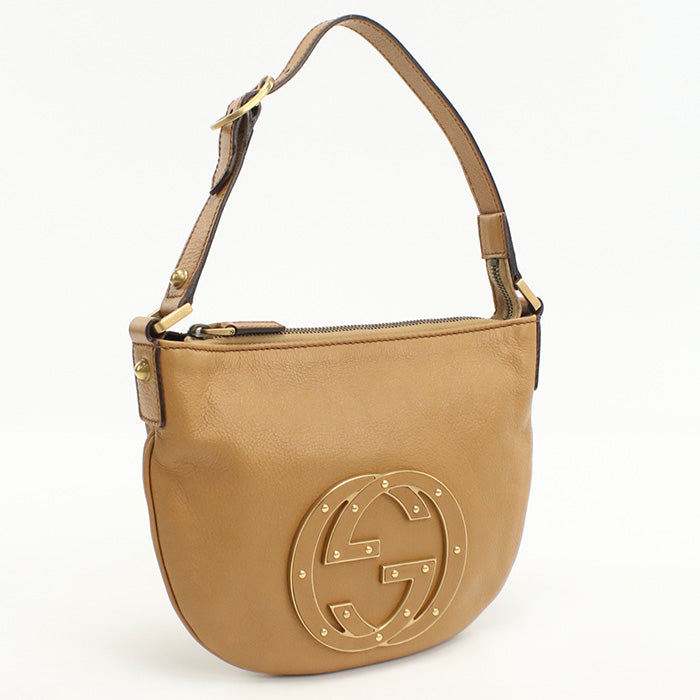 GUCCI 121552 Soho Shoulder Bag leather brown Women
