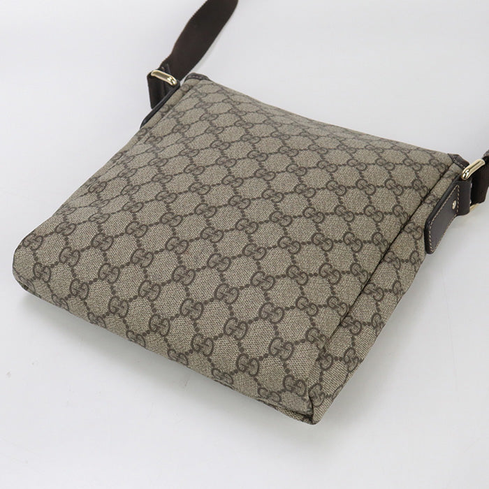 GUCCI 223666 GG Supreme Diagonal shoulder Bag GG Supreme Canvas beige Women