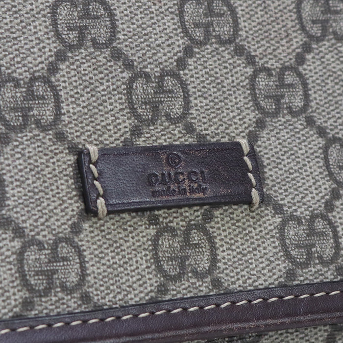 GUCCI 223666 GG Supreme Diagonal shoulder Bag GG Supreme Canvas beige Women