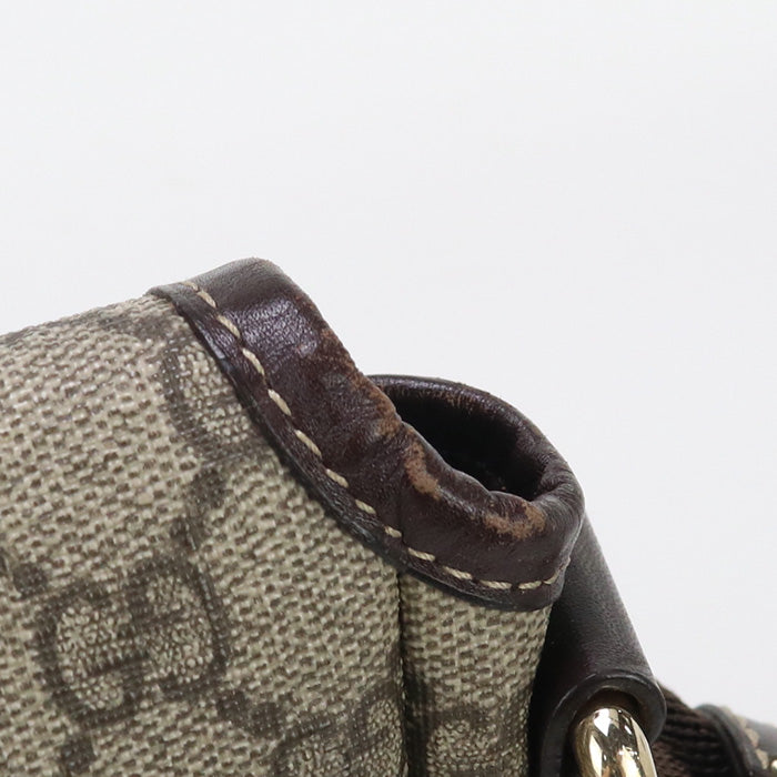 GUCCI 223666 GG Supreme Diagonal shoulder Bag GG Supreme Canvas beige Women